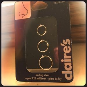 NEVER OPENED NEVER WORN nose rings